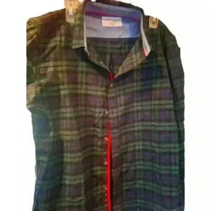Hudson & barrow Mens md flannel NWOT